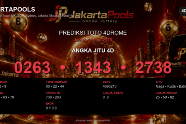 Prediksi togel 4DRome hari ini lengkap 2D 3D 4D 19 Juni 2026