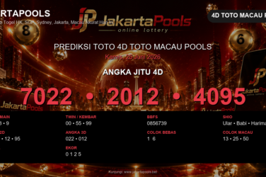 Prediksi togel 4D Toto Macau Pools hari ini lengkap 2D 3D 4D 25 Juni 2026