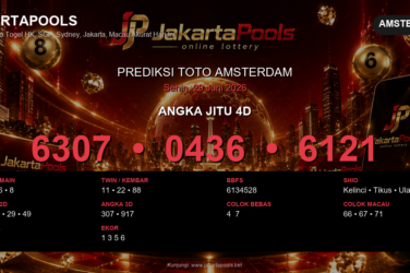 Prediksi togel Amsterdam hari ini lengkap 2D 3D 4D 29 Juni 2026
