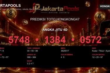 Prediksi togel Hongkong47 hari ini lengkap 2D 3D 4D 21 Juni 2026