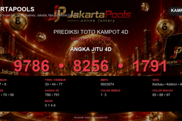 Prediksi togel Kampot 4D hari ini lengkap 2D 3D 4D 14 Juni 2026
