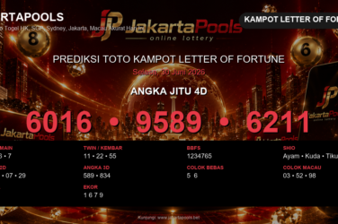Prediksi togel Kampot Letter of Fortune hari ini lengkap 2D 3D 4D 30 Juni 2026