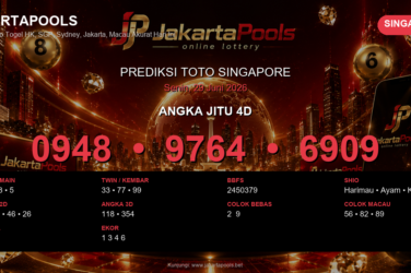 Prediksi togel Singapore hari ini lengkap 2D 3D 4D 29 Juni 2026