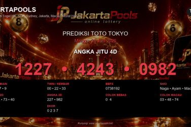 Prediksi togel Tokyo hari ini lengkap 2D 3D 4D 28 Juni 2026