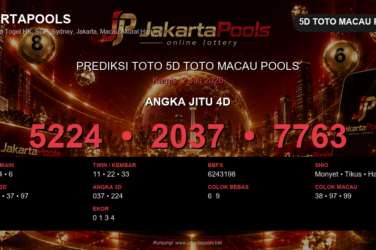Prediksi togel 5D Toto Macau Pools hari ini lengkap 2D 3D 4D 2 Juli 2026