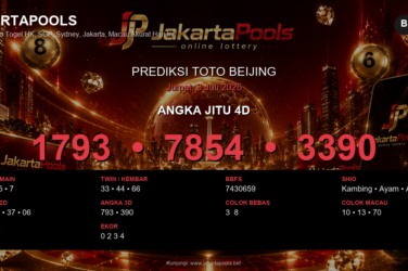 Prediksi togel Beijing hari ini lengkap 2D 3D 4D 3 Juli 2026