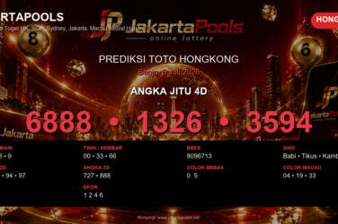 Prediksi togel Hongkong hari ini lengkap 2D 3D 4D 6 Juli 2026