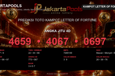 Prediksi togel Kampot Letter of Fortune hari ini lengkap 2D 3D 4D 2 Juli 2026