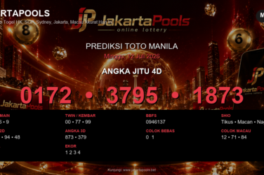Prediksi togel Manila hari ini lengkap 2D 3D 4D 12 Juli 2026