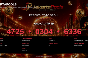 Prediksi togel Seoul hari ini lengkap 2D 3D 4D 13 Juli 2026