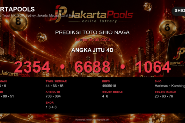 Prediksi togel Shio Naga hari ini lengkap 2D 3D 4D 9 Juli 2026