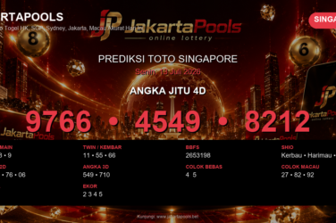 Prediksi togel Singapore hari ini lengkap 2D 3D 4D 13 Juli 2026